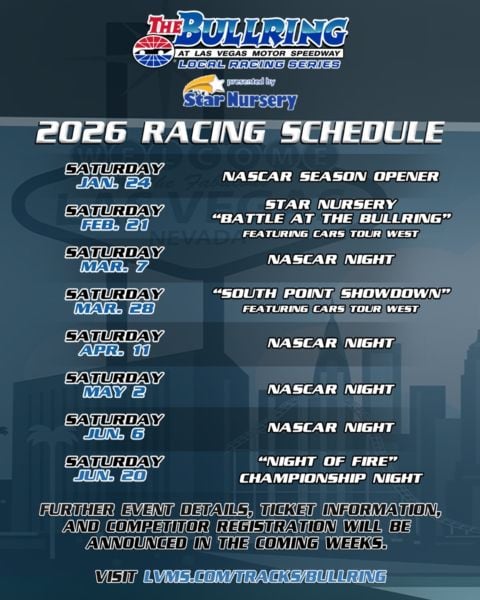 Bullring Schedule