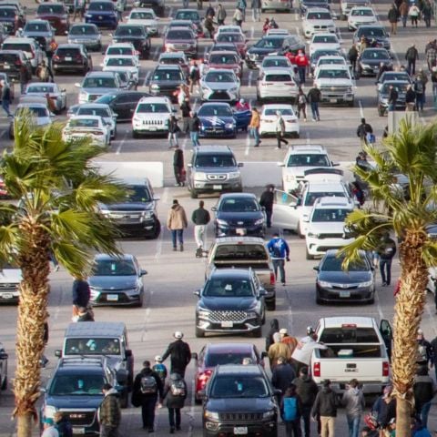 Parking at Las Vegas Motor Speedway
