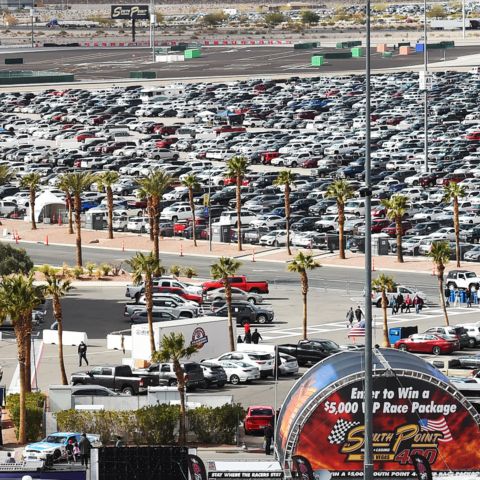 Parking at Las Vegas Motor Speedway