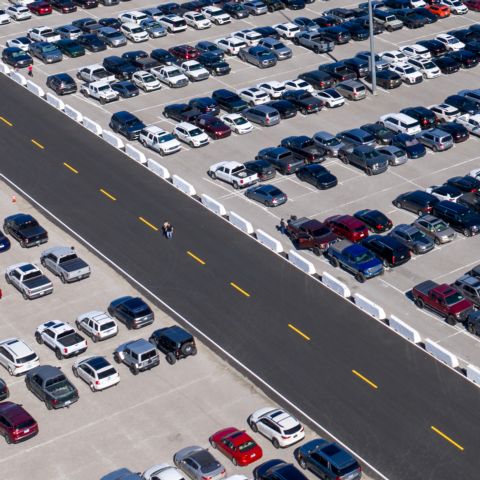 Parking at Las Vegas Motor Speedway