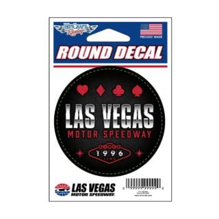 LVMS 4 SUITS ROUND DECAL