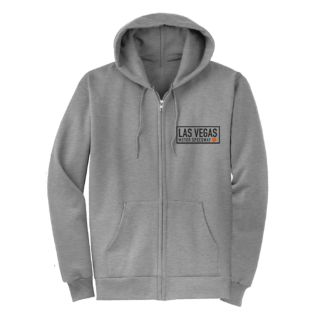 LVS EST. ZIP UP HOODIE Ash