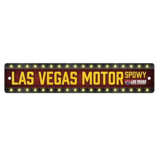 LVMS in Lights Street Sign