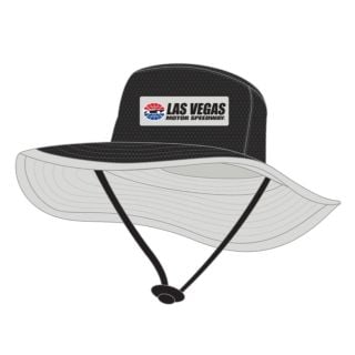 LVS WOVEN LOGO PATCH BUCKET HAT Blk